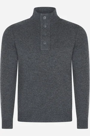 Barbour Essential patch half zip knitted jumper