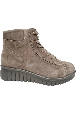 Hartjes 172.2301/30 09.00 K Dames Enkellaarzen - Taupe - 38.5