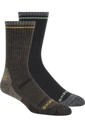 Skechers 1/2 Terry Trail Crew Heren Sokken - - One Size