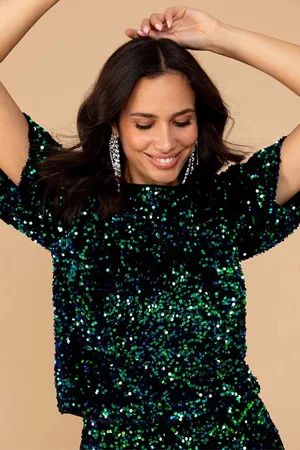 FREEBIRD Tamar - Top - Pailletten - - XS
