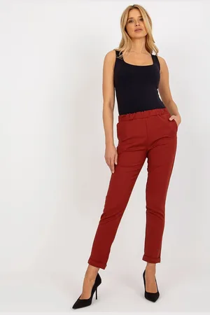 Merkloos Dames broek - elastische taille band