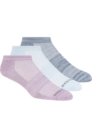 Skechers 3-Pack Women Non Terry Low Cut Dames Sokken - One Size