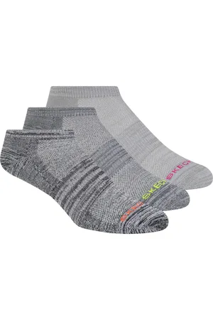Skechers 3-Pack Women Non Terry Low Cut Dames Sokken - - One Size