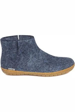 Glerups Indoor laars van wolvilt met rubberen zool - unisex - maat 35
