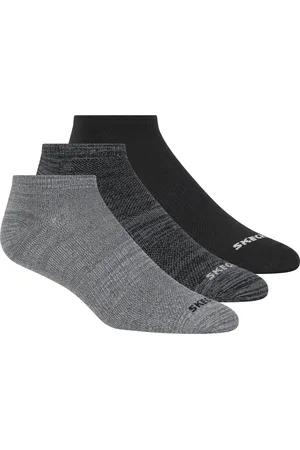 Skechers 3-Pack Men Non Terry Low Cut Heren Sokken - - One Size