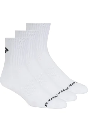 Skechers 1/2 Terry Low Crew Heren Sokken - - One Size