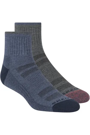 Skechers 1/2 Terry Trail Qtr Crew Heren Sokken - /Grijs - One Size
