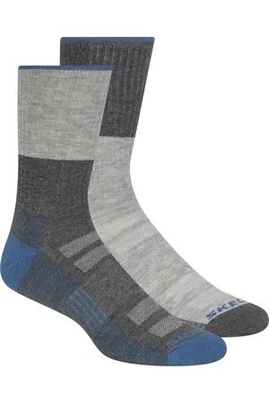 Skechers 1/2 Terry Trail Crew Heren Sokken - - One Size