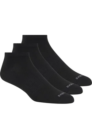 Skechers 3-Pack Men Non Terry Low Cut Heren Sokken - - One Size