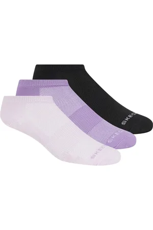 Skechers 3-Pack Women Non Terry Low Cut Dames Sokken - /Zwart - One Size