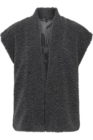 ONLY Gilet Onlnaya Teddy Waistcoat Otw 15306594 Magnet Dames