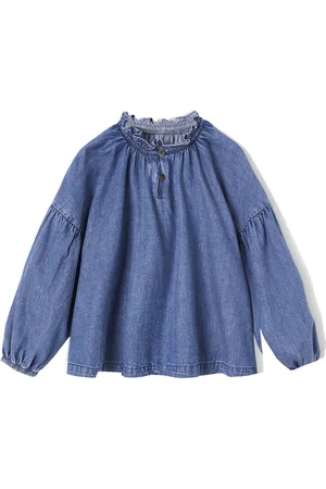 Vertbaudet Luchtige denim meisjesblouse