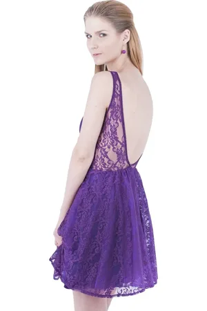 Produkt John Zack - Paarse kanten ballerina zonder rug