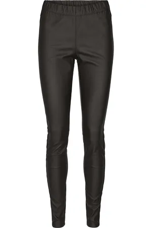 Kaffe Broek Ada Coated Jeggings 10501626 50600 Black Deep Dames