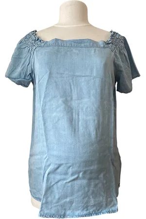 Love2wait Blouse Denim Tencel Light wash S