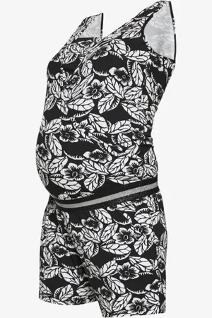Love2wait Zwangerschapsplaysuit met voedingsfunctie - Playsuit Nursing Flower - XS