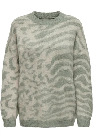 ONLY ONLWILD LS JQ LONG O-NECK CC KNT Dames Trui