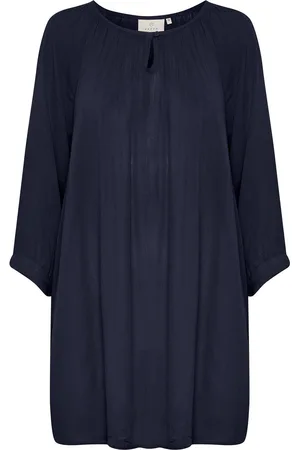 Kaffe Blouse Amber Tunic 501030 52737 Midnight Marine Dames