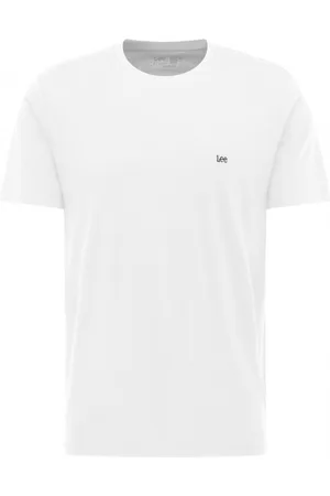 Lee Patch Logo T-shirt Met Korte Mouwen Wit L / Regular Man