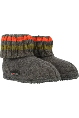 Haflinger Paul Antraciet Pantoffels