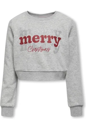 ONLY KOGNORA L/S SHORT O-NECK BOX XMAS SWT Meisjes Trui