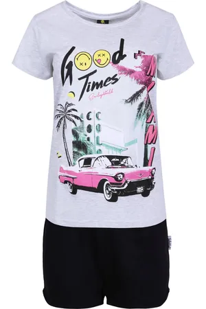 Produkt Zwarte, korte pyjama met print - MIAMI / XL