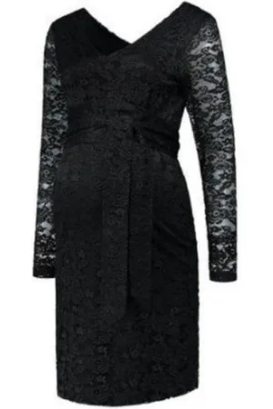 Love2wait Zwangerschapsjurk STRETCH LACE BLACK XS