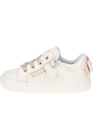 Beberlis Off White-Roze Eerste Stapper