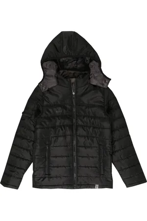 Hummel Kinder Jacke Hmlnorth Quilted Hood Jacket Kids Black/Asphalt-152