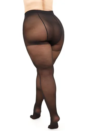 Giulia Molly 40den (enkel grote maten) Panty speciaal voor dames met kortere benen (multipack) - 3 kleuren