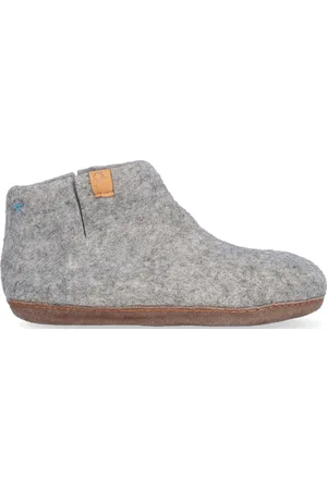 Tofvel Mula Wolvilt Sloffen Marbled Light Grey