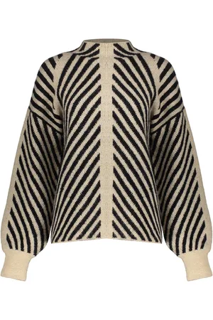 Geisha Trui Trui Met Strepen 44851 29 000720 Sand/black Dames