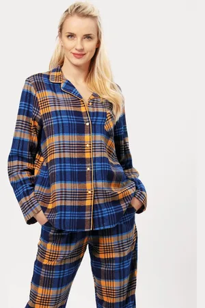 Key Flanellen Dames Pyjama /Oranje LNS 481 44 / XXL