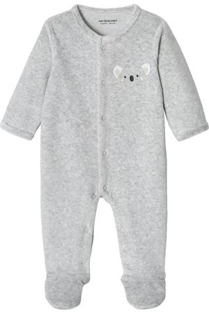 Vertbaudet Fluwelen koala slaappakje baby