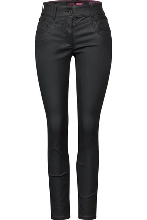 CECIL NOS Scarlett Coated L30 - Denim -Zwart - maat 31