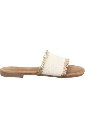 Lazamani Dames Slippers 33.486 Off-White