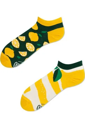 Many Mornings Toffe Sokken - Gekke Sokken - Leuke Sokken - The Lemons - LAAG