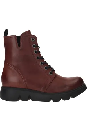 Wolky Dames Hoge veterschoenen 06325 Hope XW Rood