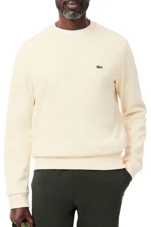 Lacoste Bio Cotton Fleece Crew Sweater Heren