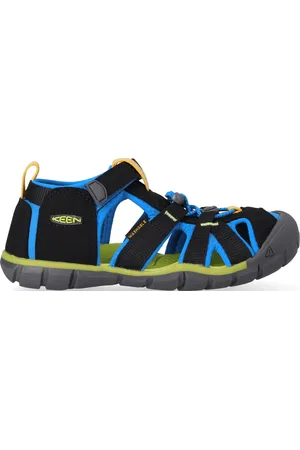 Keen Seacamp II Older Kids Sandalen Black/Brilliant Blue