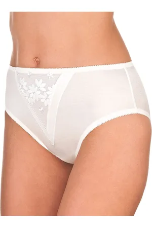 Felina Swiss Broderie Taille Slip 1355 006 Natural - maat 48