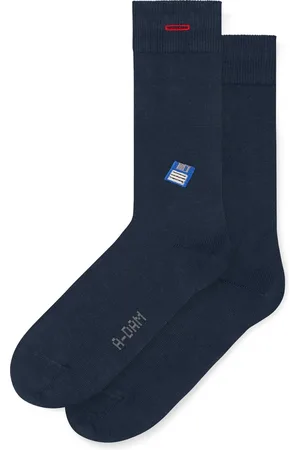 A-dam Floppy - Sok - Sokken - Biologisch Katoen - Vegan - Heren - Volwassenen - Blauw - 36-40