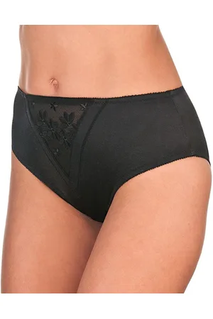 Felina Swiss Broderie Taille Slip 1355 004 Black - maat 40