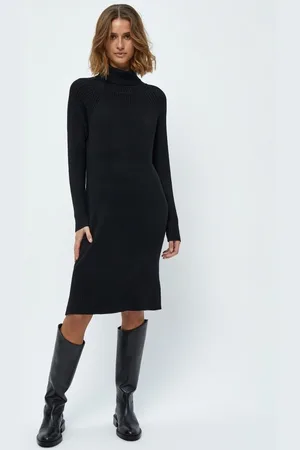 Minus Ava Knit Turtleneck Dress Jurken Dames - Kleedje - Rok - Jurk -