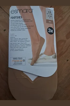 Esmara Kousenvoetjes - Sneakersokken - Kleine sokjes - 3 Paar -