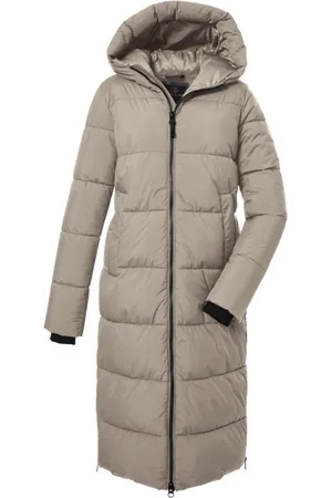 Killtec Dames winterparka - Padded/gewatteerde lange winterjas - - 39840 - maat 42