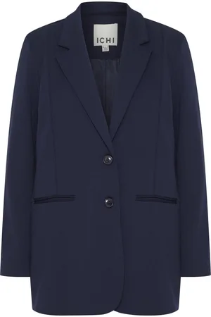 Ichi Blazer Ihkate Sus Oversize Bl 20118123 193831 Maritime Blue Dames