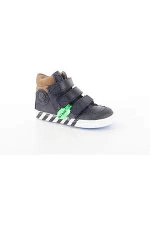Shoesme Ur21w043 Hoge sneakers - Leren Sneaker - Jongens - Blauw