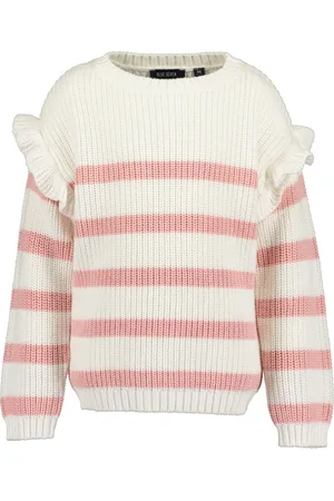 Blue Seven Meisjes Trui - Pink/Offwhite