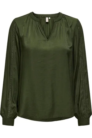 ONLY ONLPAM MELVA LS DETAIL TOP BF WVN Dames Top